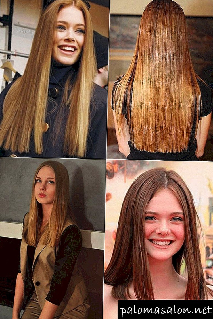 Стрижка на длинные волосы ровный срез