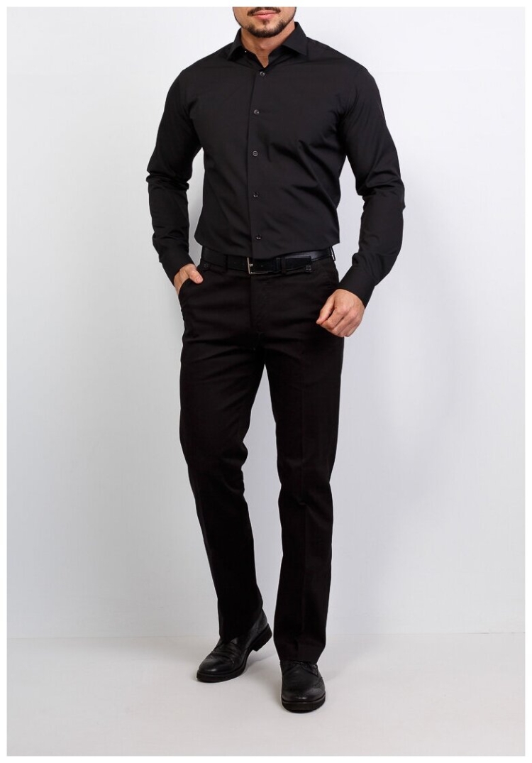 Черная рубашка и брюки мужские