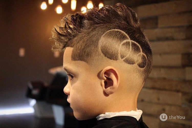 Фигурные прически для мальчиков