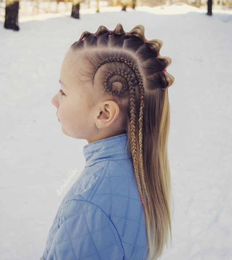 Смешные прически для девочек