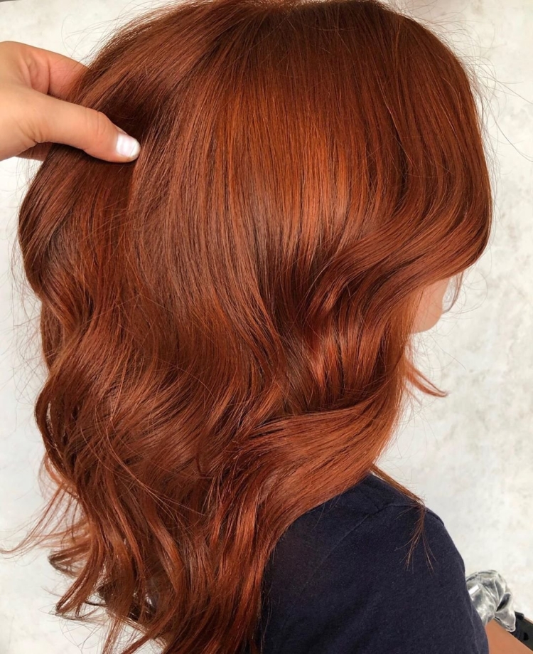 Медный цвет волос 2022