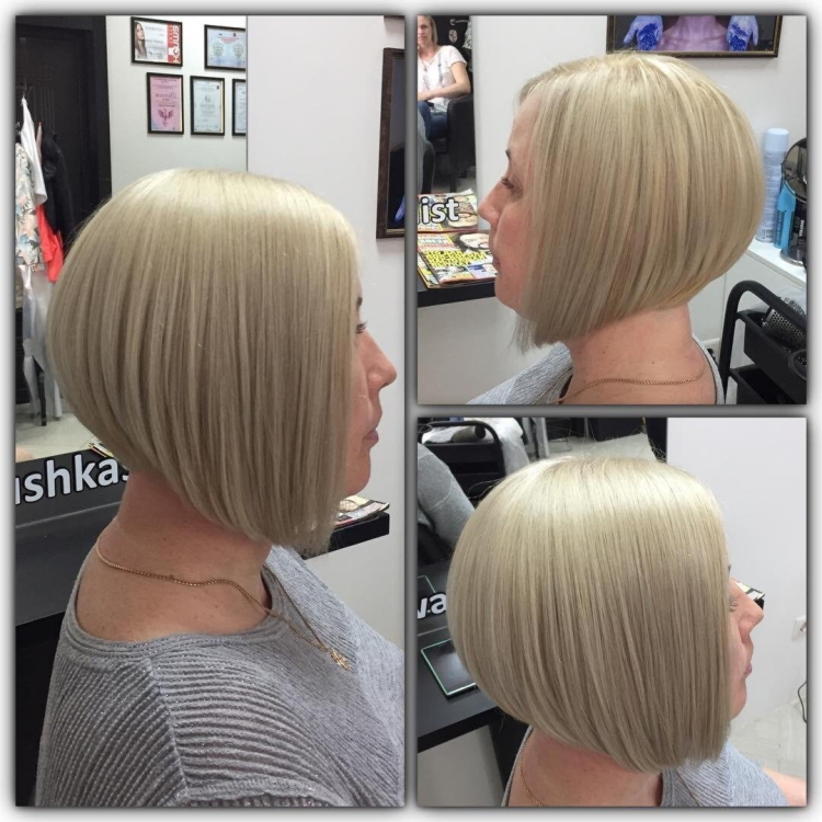 Боб-каре с удлинением сзади