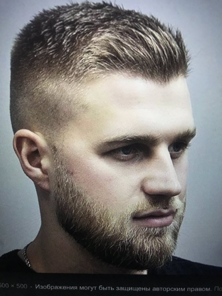 Фейд полубокс Ежик