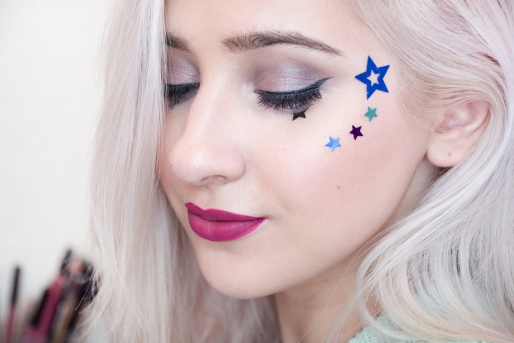 Макияж со звездочками