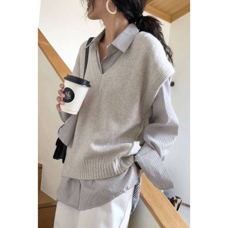 Оверсайз жилеты корейский