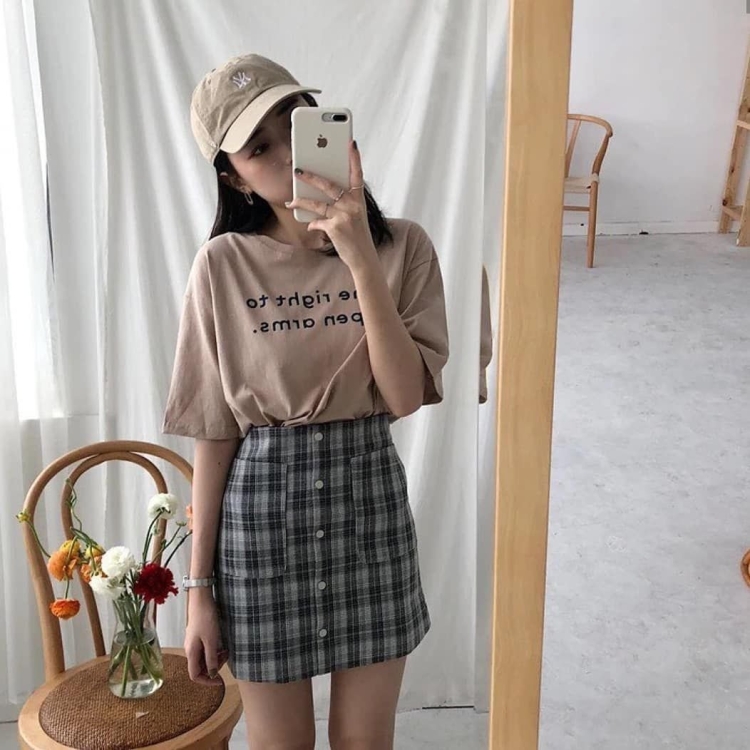 Винтажная одежда Корея Инстаграм