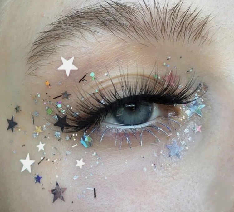 Макияж со звездочками