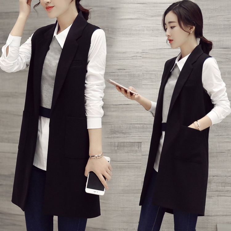 Жилет длинный