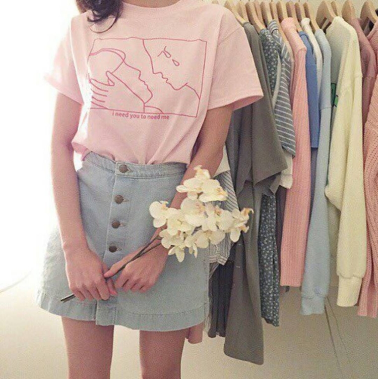 Эстетичная одежда для девушек подростков