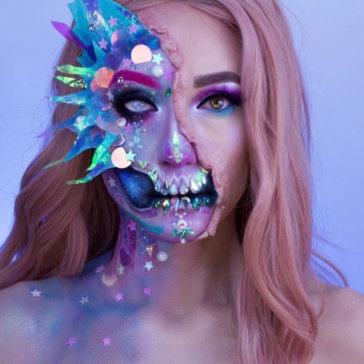 Необычный макияж