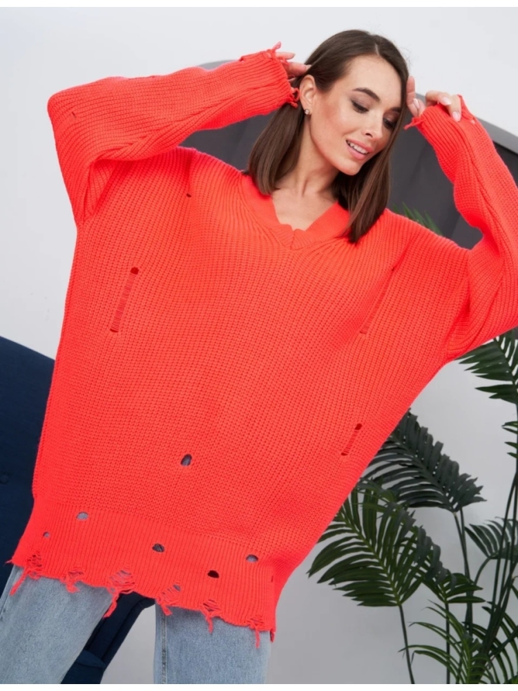 Кофта в дырочку