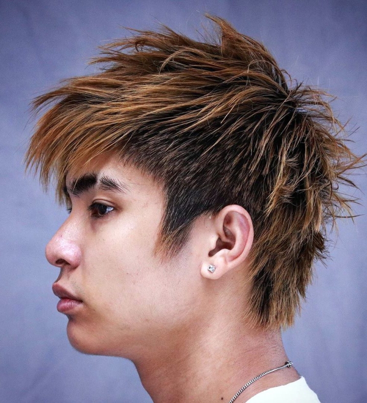 Маллет стрижка мужская короткая