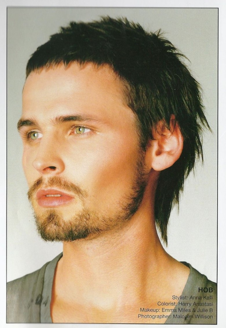 Стрижка маллет Дэвид