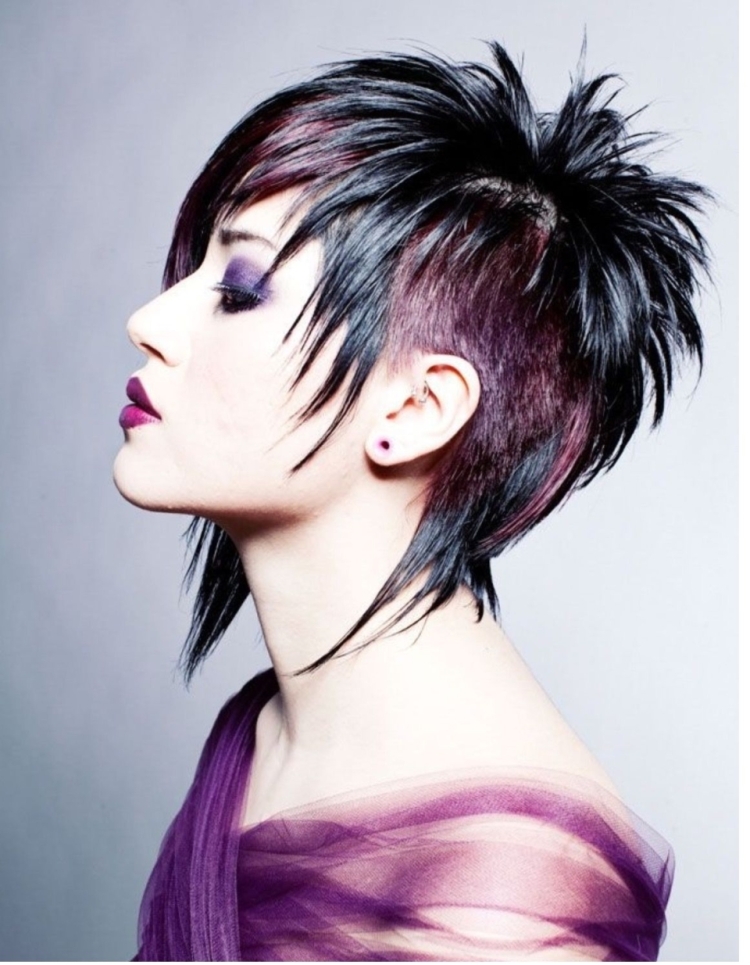 Пикси панк стрижка