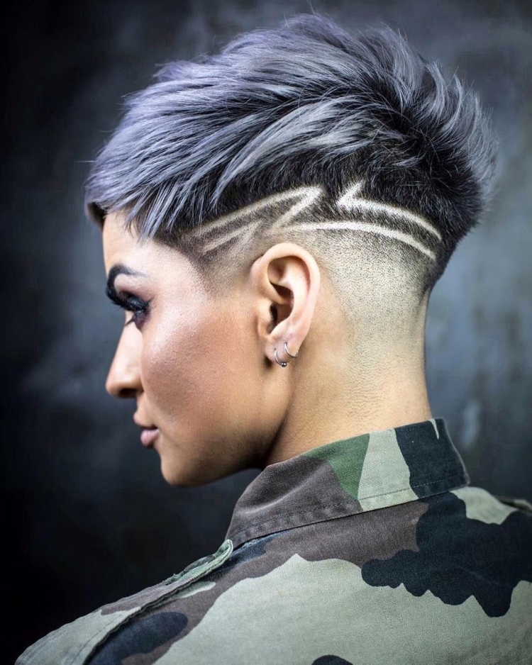 Короткие женские стрижки с выбриванием