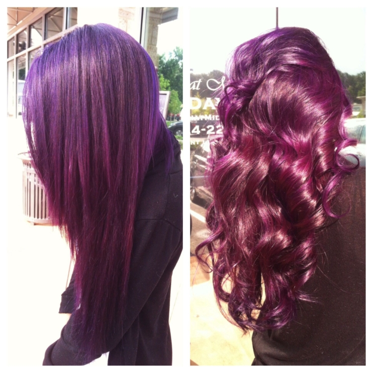 Краска для волос баклажан