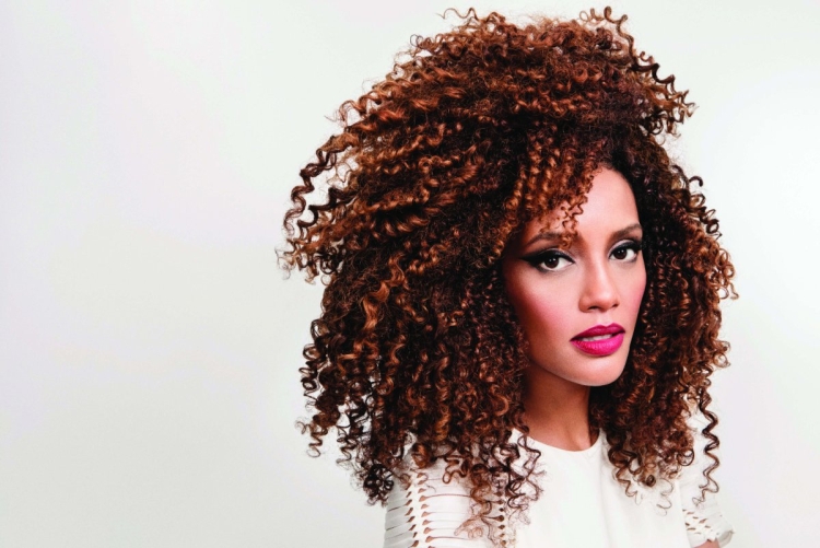 Афро кудри визитка