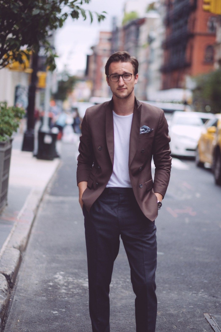 Мужские Луки с пиджаком