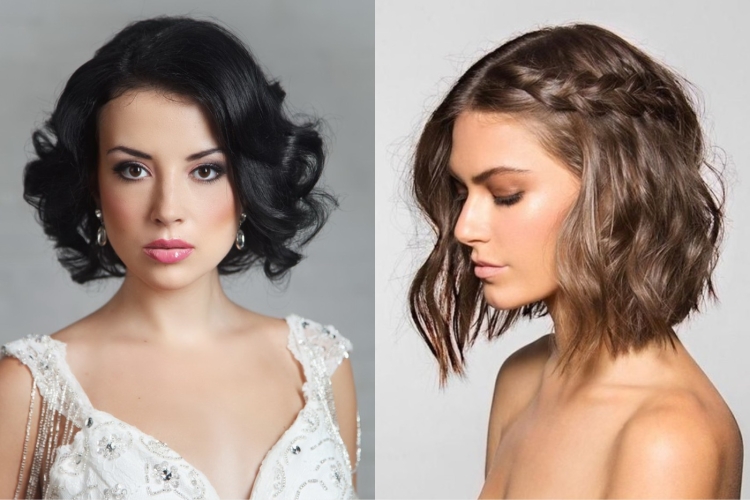 Причёски с кудрями на короткие волосы