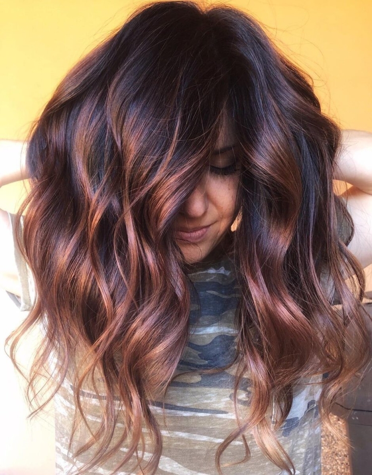 Shadow roots окрашивание волос