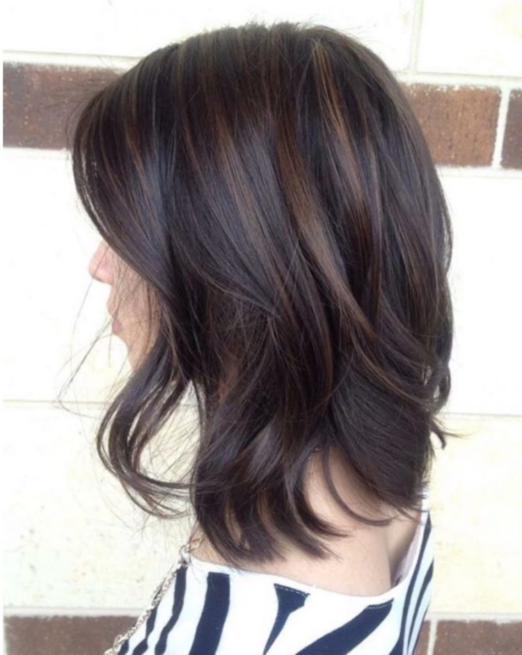 Мелирование волос на черные волосы короткие