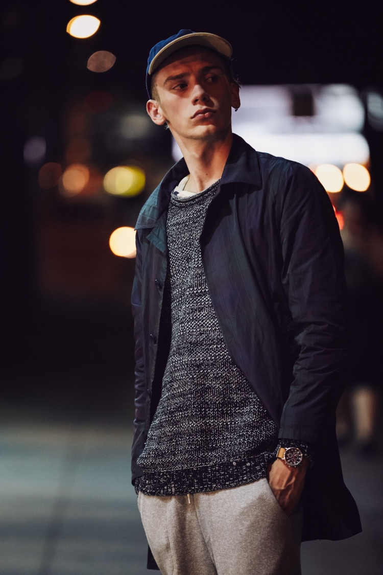 Уличная фотосессия парня