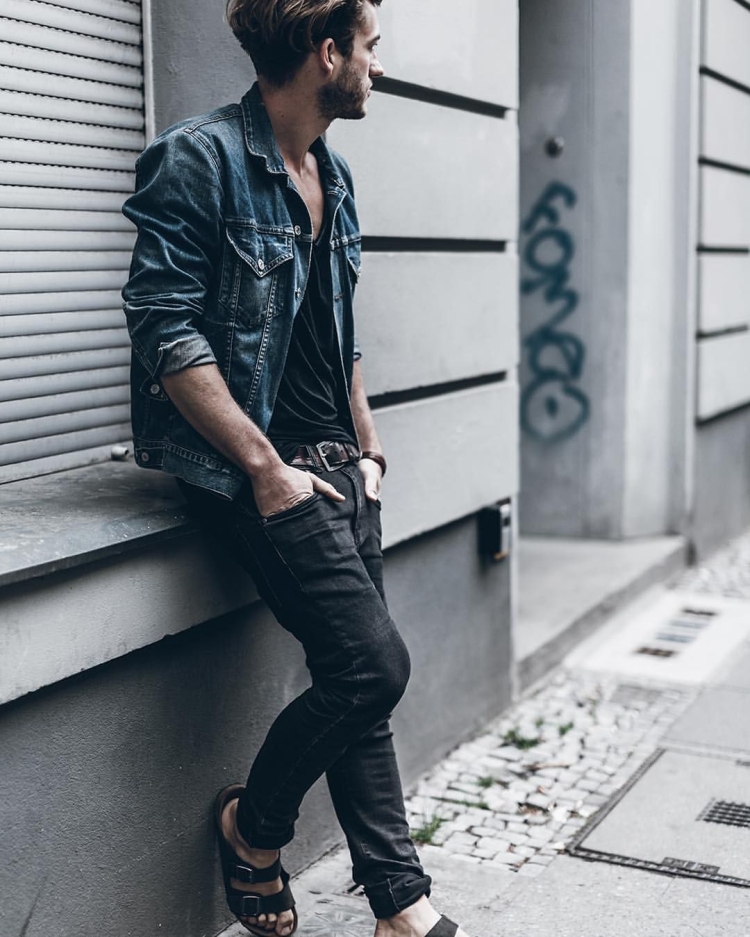 Уличный фотосет для парня