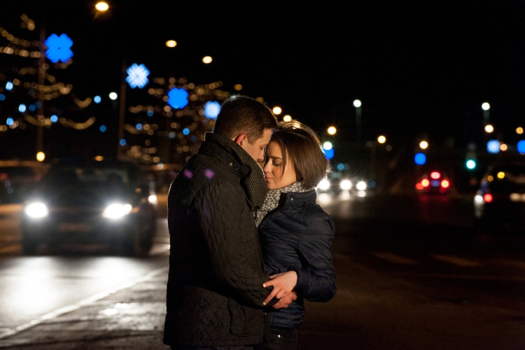 Двое в ночном городе