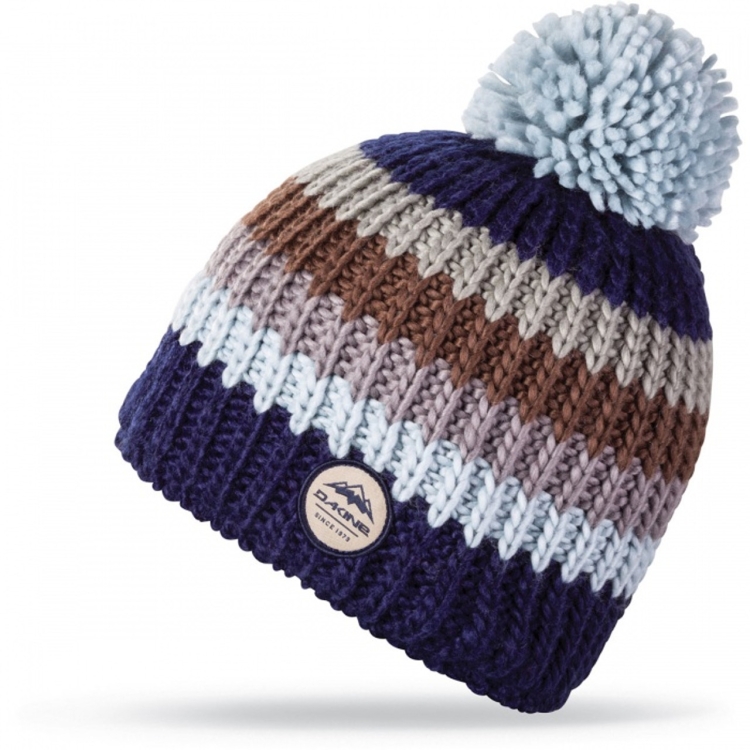 Шапка вязаная полосатая