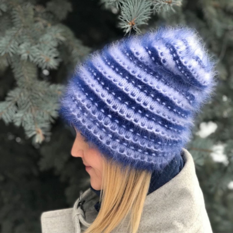 Шапка из ангоры Anny Blatt