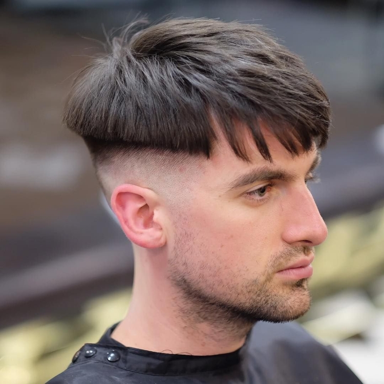 Bowl Cut стрижка мужская