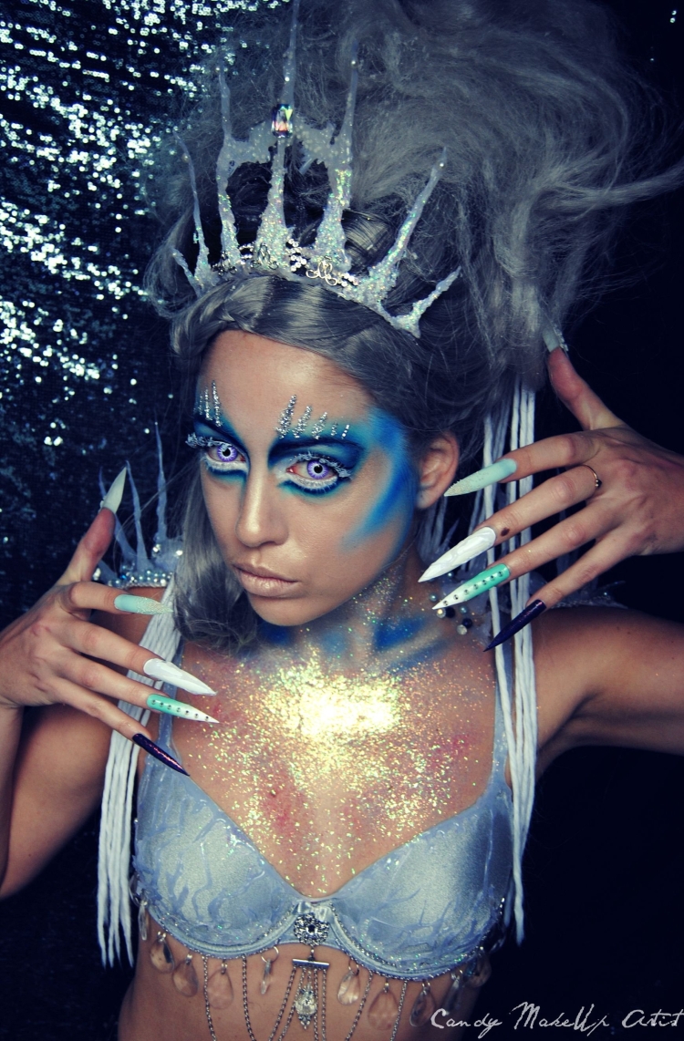 Макияж ледяной королевы