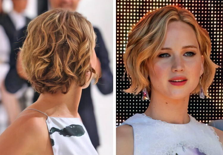 Дженнифер Лоуренс стрижка Шегги