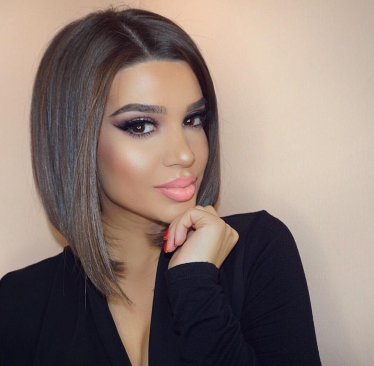 Пепельные оттенки волос для брюнеток с карими глазами