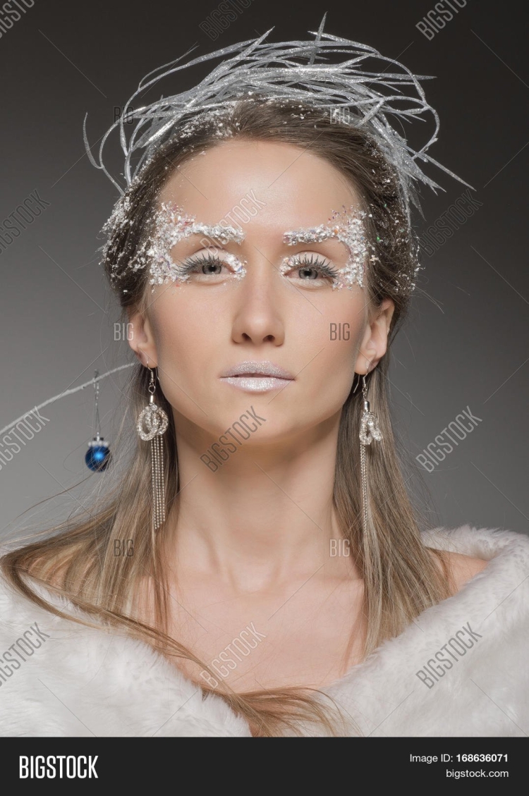 Снегурочка грим ленточка на лбу