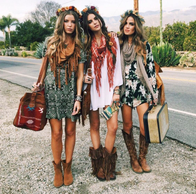 Стиль Boho & Hippie