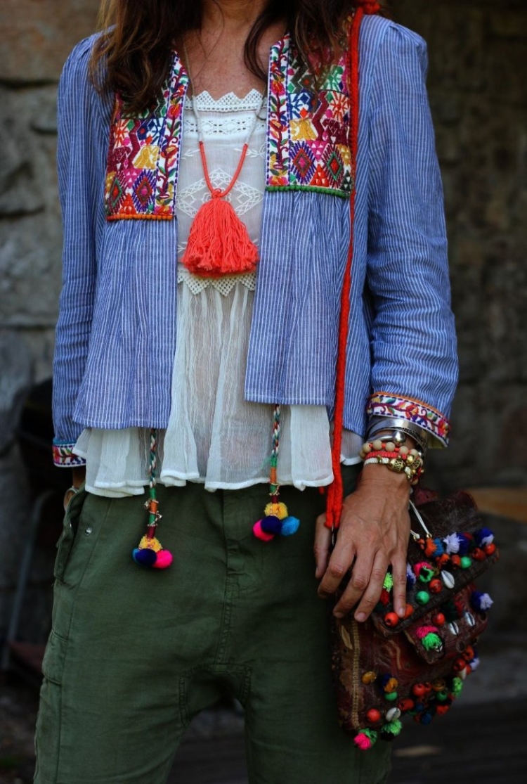 Мода богемной хиппи