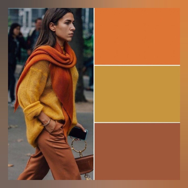 Осенние цвета в одежде