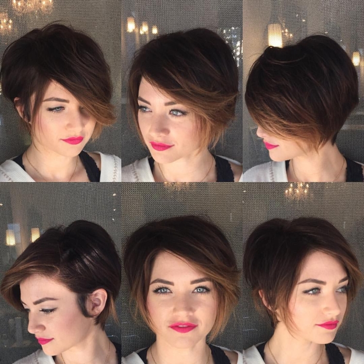 Отросшая стрижка Пикси