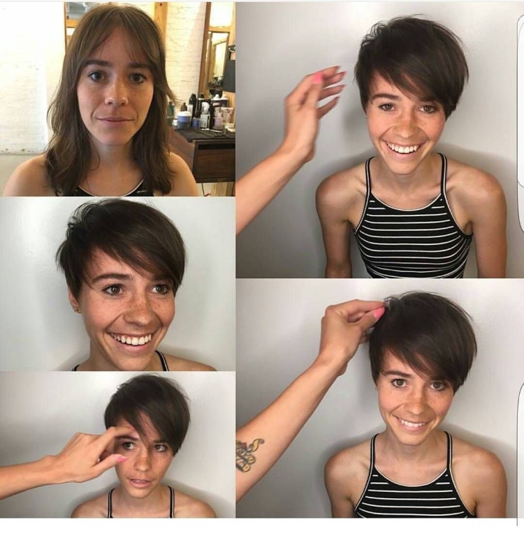 Стрижка Пикси Отращивание до и после