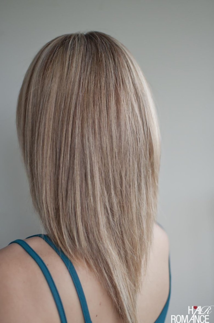 Лисий хвост стрижка на средние с челкой