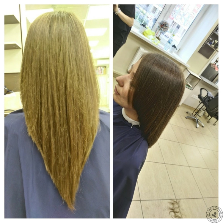 Каскад Лисий хвост на средние волосы