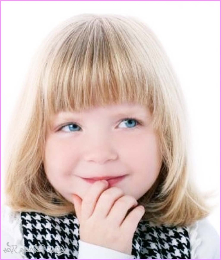 Челка у детей