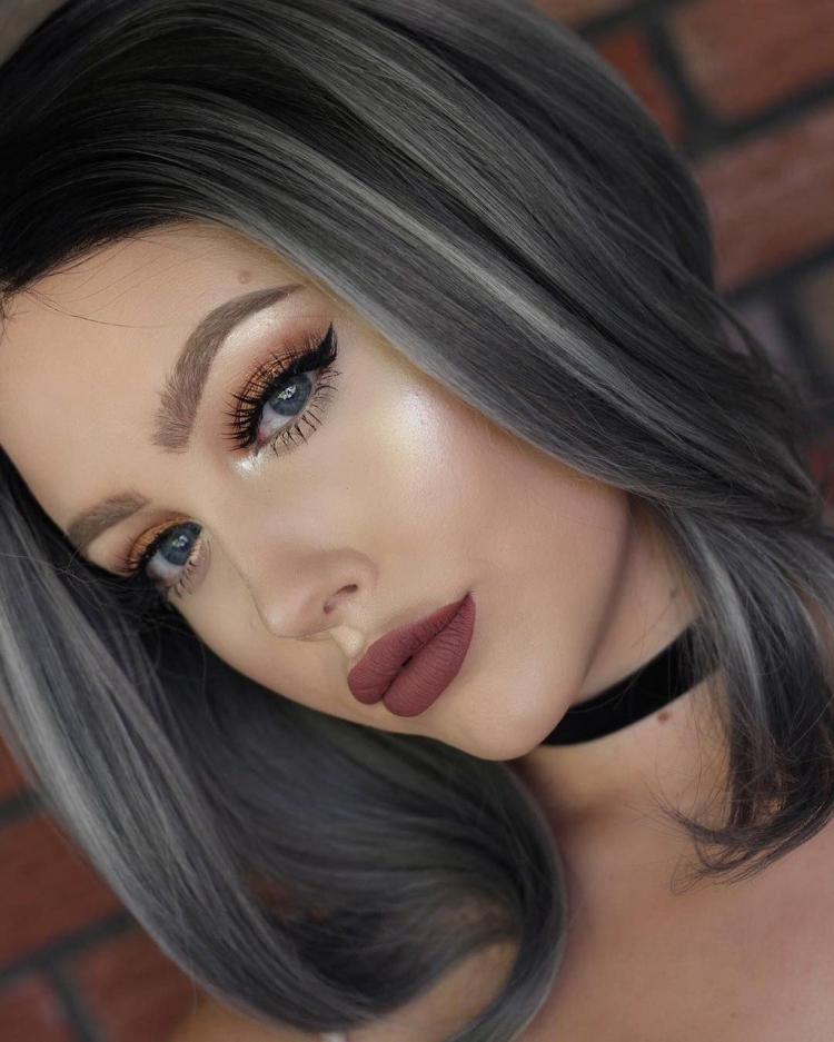 Темно пепельный цвет волос