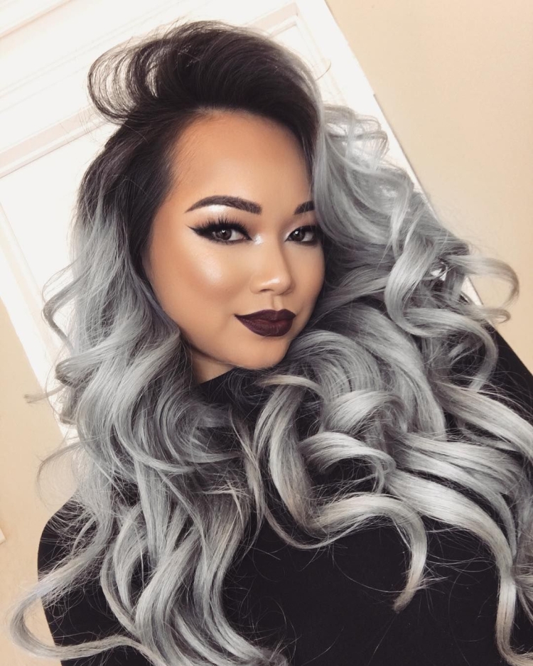 Grey Ombre hair