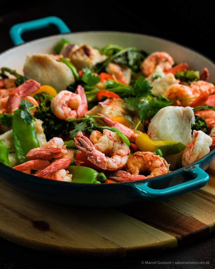 Блюда с креветками