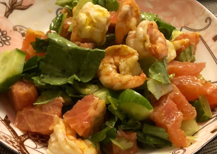 Салат из креветок ПП