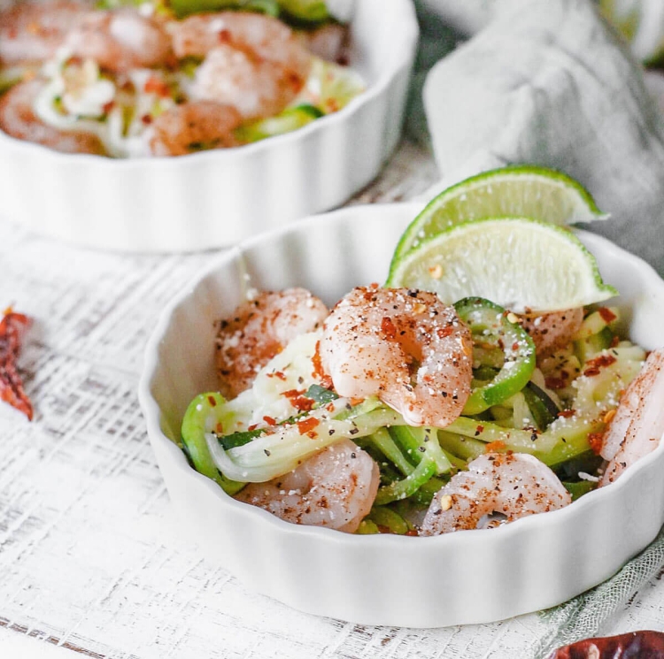 Диетическое блюдо с креветками