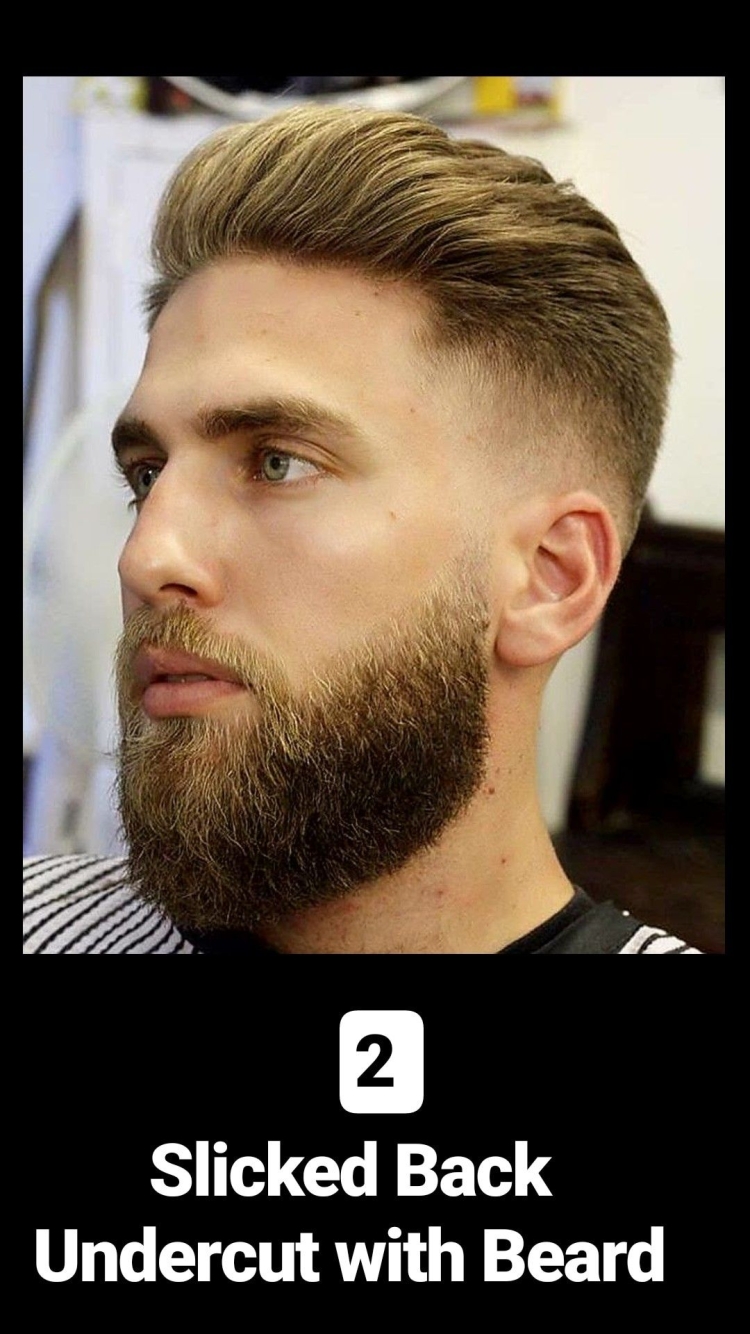 Стрижка фейд с бородой