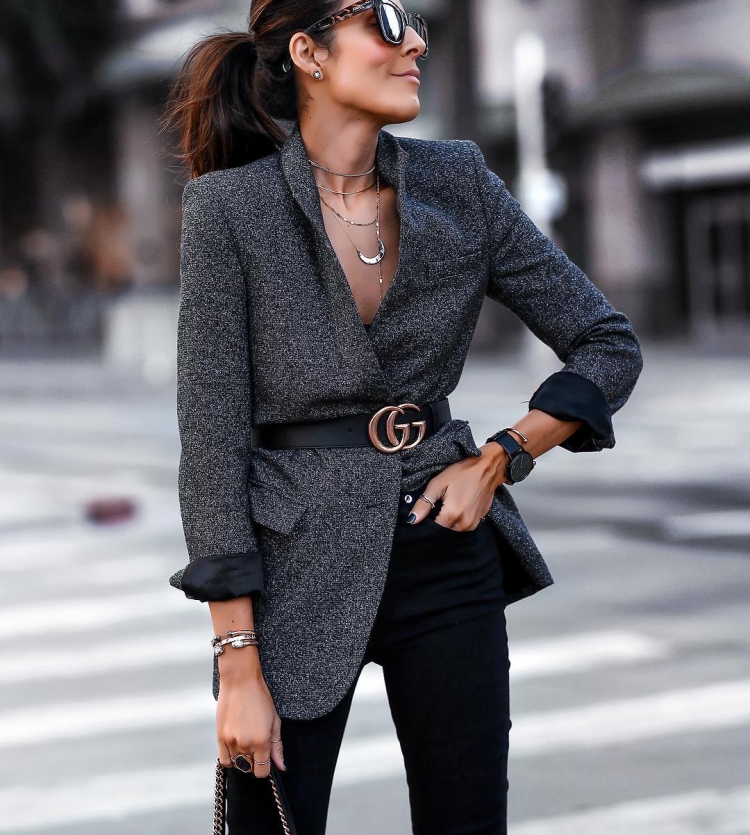 Образ с пиджаком женский